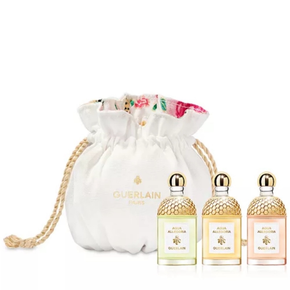 Guerlain Aqua Allegoria Trio with White Pouch